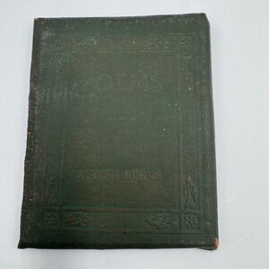 Robert Burns THE POEMS AND SONGS Little‎ Leather Library  Green Cover